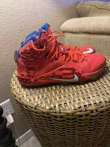 Nike Lebron 12 Independence Day Sneakers Mens 12 Red 684593-616 - Picture 1 of 23