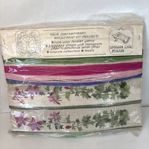 Peacock Alley Needlepoint Kit Gepäckträger Riemen Monographie Vintage Persergarn - Bild 1 von 5