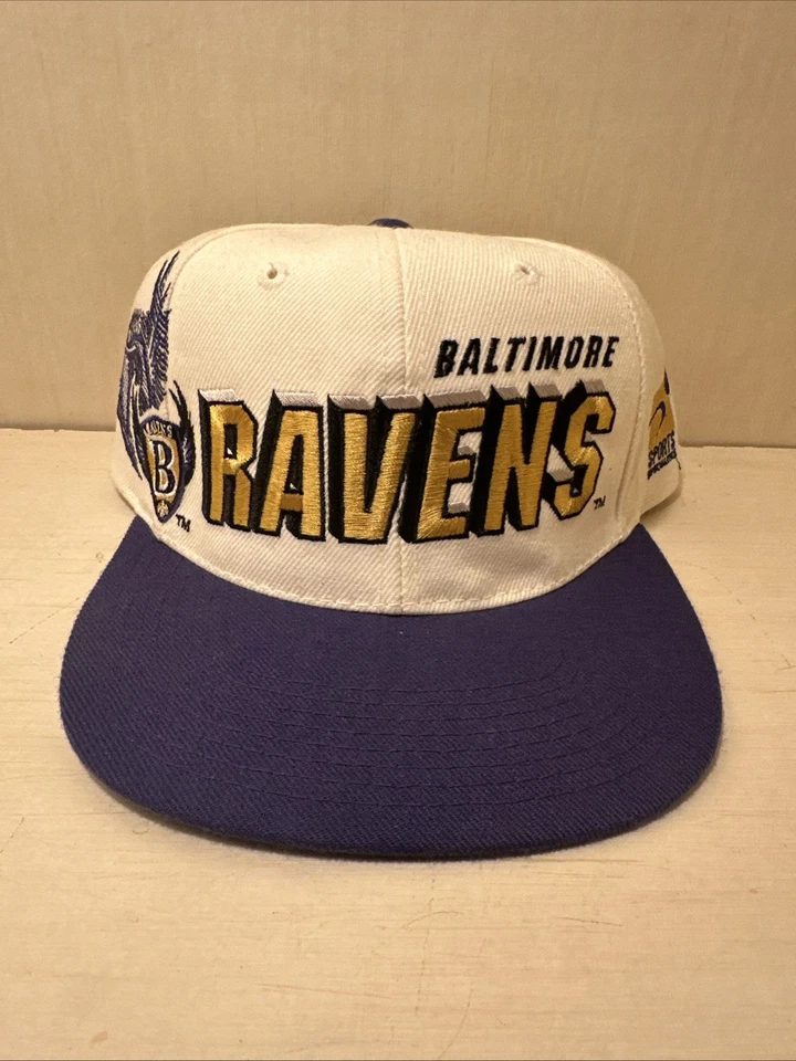 Винтажная бейсболка Baltimore Ravens Sports Specialties кепка NFL профессиональная линия теневая бейсболка - Изображение 1 из 4