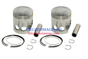 1973-1975 YAMAHA RD350 PISTON OVERSIZE 1.5mm SET Two Pistons 10-RD350PS-3 - Picture 1 of 1