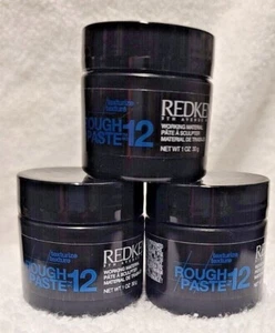 REDKEN 12 ROUGH PASTE WORKING MATERIAL "1 OZ TRAVEL" SIZE PACK OF 3 - Picture 1 of 1