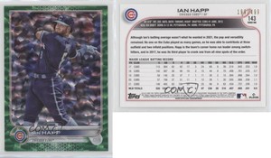 2022 Topps Series 1 Green Foil /499 Ian Happ #143