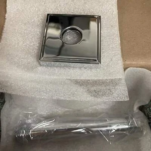 Brizo RP70764PC Essential 6" Ceiling Mounted Shower Arm and Square Flange, Chrom - Picture 1 of 1