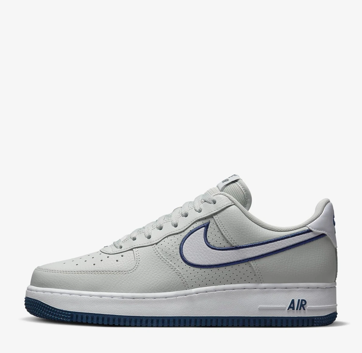 Nike Air Force 1 '07 Embroidered Swoosh - Photon Dust Navy for