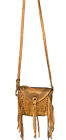 Mellow World Fringe Bag Crossbody Brown In Color EUC