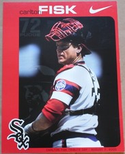 2005 Carlton Fisk Chicago White Sox Tribute Day 8 1/2 x 11" Print SGA HOF