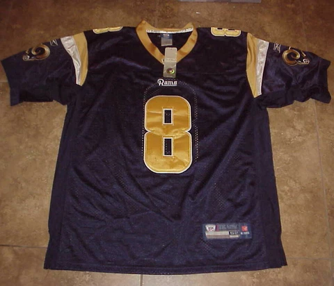 SAM BRADFORD #8 - ST Louis Rams (NFL) - Sewn On Numbers Jersey w/Tag - Size 52 Cover