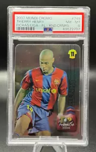 2007 Mundicromo Las Fichas de la Liga #749 THIERRY HENRY Round Corners PSA 8 - Picture 1 of 2