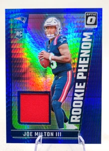 2024 Donruss Optic Football Joe Milton Rookie Phenom Patch Mem Card #RPB-JMN - Foto 1 di 2