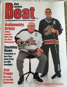 Columbus Blue Jackets Beat Magazine Inaugural Issue puck stick skate playoff new - Picture 1 of 8