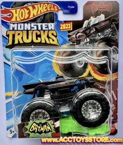 Hot Wheels Monster Trucks BATMAN 1966 Classic TV Series 1:64 ( Damaged Blister ) - Imagen 1 de 3