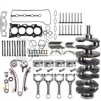 Kit de reconstrucción de revisión de motor 2AZ-FE 2,4 L con kit de distribución de varillas de cigüeñal para Toyota Foto 1 de 4