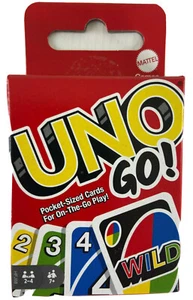 UNO Go Mini Card Game by Mattel | Pocket Size Travel Edition | Fast Shipping - Picture 1 of 5