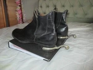 Chelsea Parade Boots Genuine British Military Officers Issue With Spurs size 8.5 - Picture 1 of 4