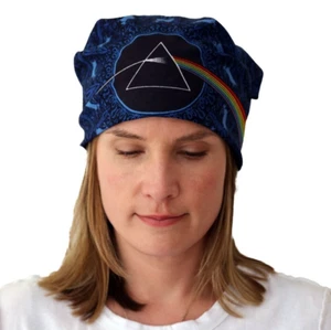 Sunshine Joy Pink Floyd Il Lato Oscuro della Luna Testo Bandana Blu 22"x22" - Foto 1 di 4