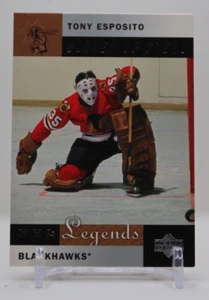 2001 Upper Deck NHL Legends Gloves of Steel #88 Tony Esposito - Picture 1 of 2