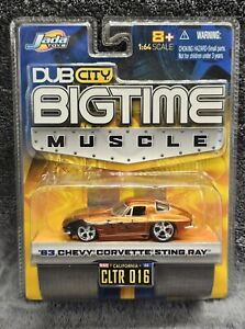 Jada Toys Dub City Bigtime Muscle '63 Chevy Corvette Sting Ray 1:64 Diecast
