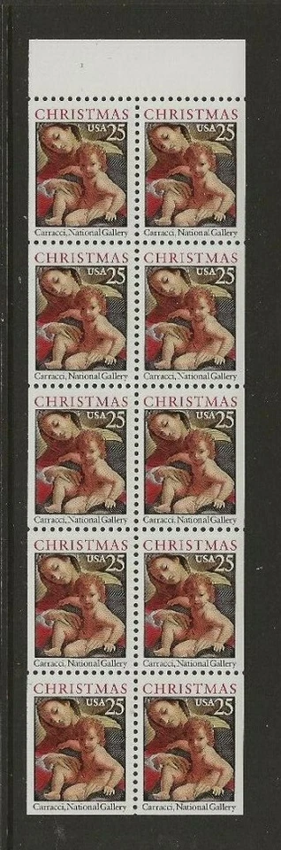 US Scott #2427a Booklet Pane Fine/Very Fine MNH Cat. Value $8.00            folN - Image 1 of 1
