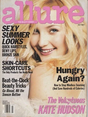 Magazine Allure July 2004 Kate Hudson The Voluptuous Skin care shortcuts - Image 1 of 4