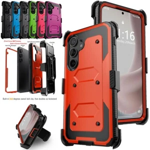For Samsung Galaxy S25+ S25 Ultra 5G Rugged Hard Case Phone Cover / Belt Clip - Picture 1 of 68