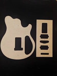 Gitarrenschablonen - Achstyp Gitarrenkörperschablone, CNC hergestellt - Bild 1 von 2