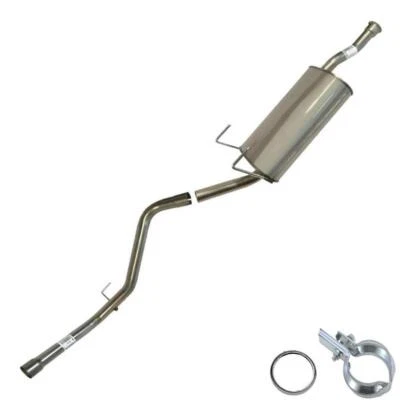 Silenciador y tubo de escape de ajuste directo de acero inoxidable se adapta a: Toyota Tundra 2000-2006 Foto 1 de 4