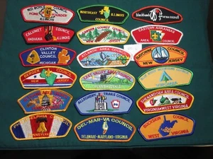 50 Council Shoulder Patches, Mostly 1970-80's FB #6 - Picture 1 of 3
