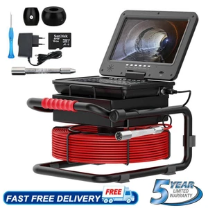 Kanalisationskamera 10" HD Monitor Industrierohreinspektionskamera mit Zähler - Bild 1 von 13