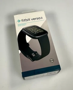 Reloj inteligente Fitbit Versa 2 Fitness - Rastreador de actividad - Negro (FB507BKBK) - NUEVO - Imagen 1 de 4