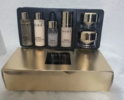 HERA Signia Deluxe Kit 6 Artículos Antiarrugas Emulsión Agua Suero Crema Foto 1 de 3
