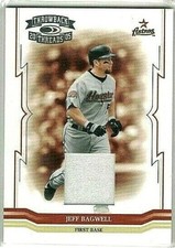 JEFF BAGWELL 2005 DONRUSS THROWBACK THREADS GAME USED GREY JERSEY#/250