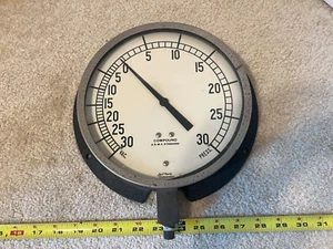 Vintage Jas P Marsh Compound Vakuum, Manometer. "Gusseisen, Dampf, groß 10" - Bild 1 von 8