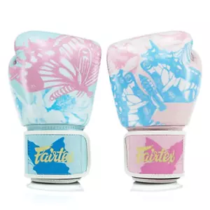 FAIRTEX Boxe Muay Thai Guanti Speciali MMA Collezione Premium Fiore Borsa Nylon - Foto 1 di 11