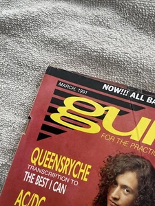 Guitar for the Practicing Musician Magazine March 1991 Queensryche w Poster - Picture 1 of 2