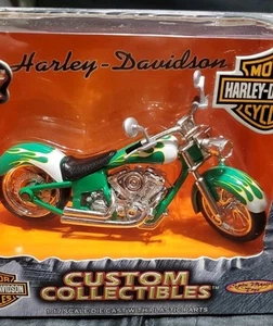 2001 Metal Maxx Harley Davidson FGSTF Fat Boy 1:17 Scale Die Cast Motorcycle... - Picture 1 of 12