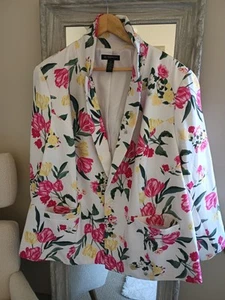 INC - Multi Color Floral Print Blazer - Size 3X - Picture 1 of 4