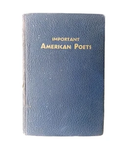 Important American Poets edited by Edith Warren 1938 vintage  - Imagen 1 de 12