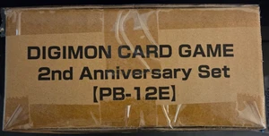 Digimon CCG - 2nd Anniversary Set PB-12E Promo Cards Set - SEALED NEW - Picture 1 of 3