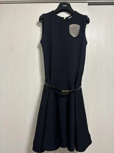 Authentic Christian Dior Paris Dress Size M Black Jersey Some Wear HN5625 - Picture 1 of 5