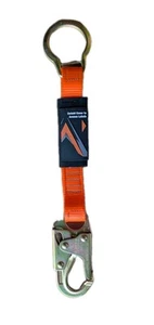 18” D-Ring Extender with Snap Hook for Fall Protection and Roofing, OSHA/ANSI... - Picture 1 of 11