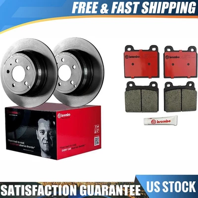 Rotor de freno delantero Brembo 6 y pastillas para Volkswagen Vanagon 1984-1985 Foto 1 de 4