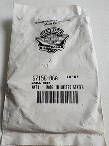 NEW OEM HARLEY SPEEDOMETER RESET CABLE 67156-86A - Picture 1 of 2