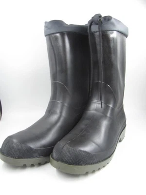 LL Bean Botas Para Hombre Talla Negra Aislante Goma Invierno Nieve Impermeable Cálidas Talla 9 Foto 1 de 4