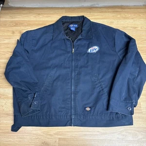 Dickies Eisenhower Jacke Herren 2XL Navy Blau Vendor Patch Zip Arbeit Steppfutter - Bild 1 von 13