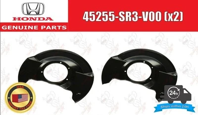 HONDA Genuine CIVIC EG EK4 EJ1 CR-X EG2 Front Brake Splash Guard RH & LH Set OEM - Image 1 of 4