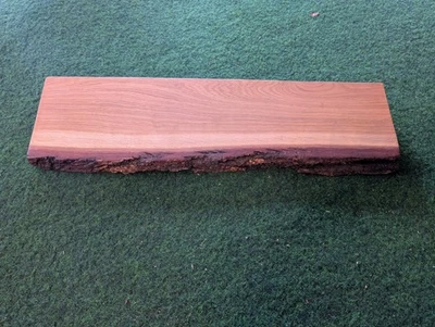 Wandregal Eiche mit Rinde Schwebend Regalbrett Bücherregal - Bild 1 von 4