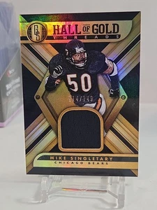 Mike Singletary 2019 Gold Standard Hall Of Gold Threads Game Used Jersey 114/149 - Bild 1 von 13