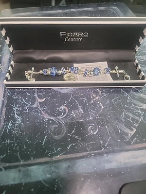 Reloj Figaro Couture Vintage/Azul y Plata/NUEVO/LEER  Foto 1 de 4