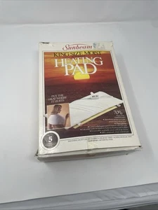 Vintage Sunbeam Moist Automatic Heating Pad Electric 3 Settings Model - Picture 1 of 2