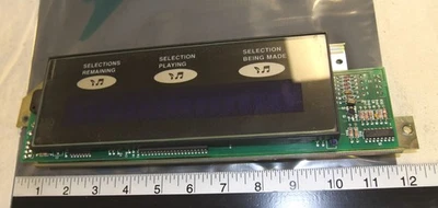 Rowe AMI Cd-100C or D jukebox display board assembly p# 40855001 - Tested good - Image 1 of 4
